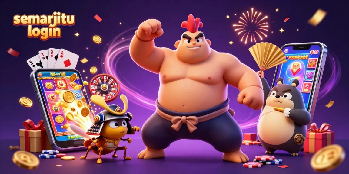 Masuki dunia judi dengan semarjitu login untuk peluang emas bermain game slot.