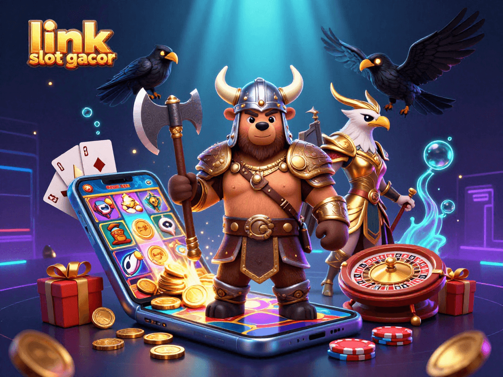 Engage with thrilling link slot gacor action as Viking characters embark on an extraordinary slot game adventure.