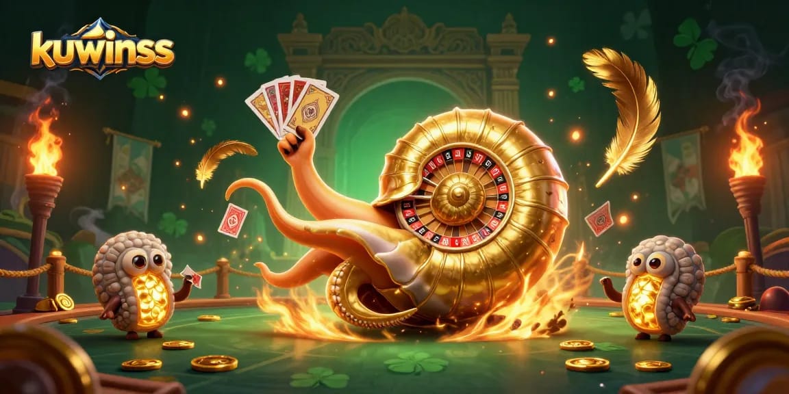 Engage with kuwinss as the nautilus roulette wheel spins, revealing golden winnings.
