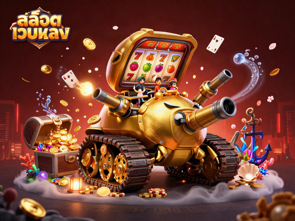 Win big with สล็อตเว็บตรง in this vibrant 3D casino universe filled with coins and exciting games.