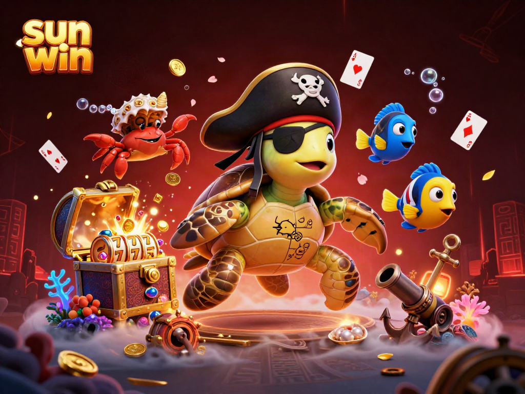Engage with sun win in an immersive underwater treasure hunt filled with vibrant casino elements.