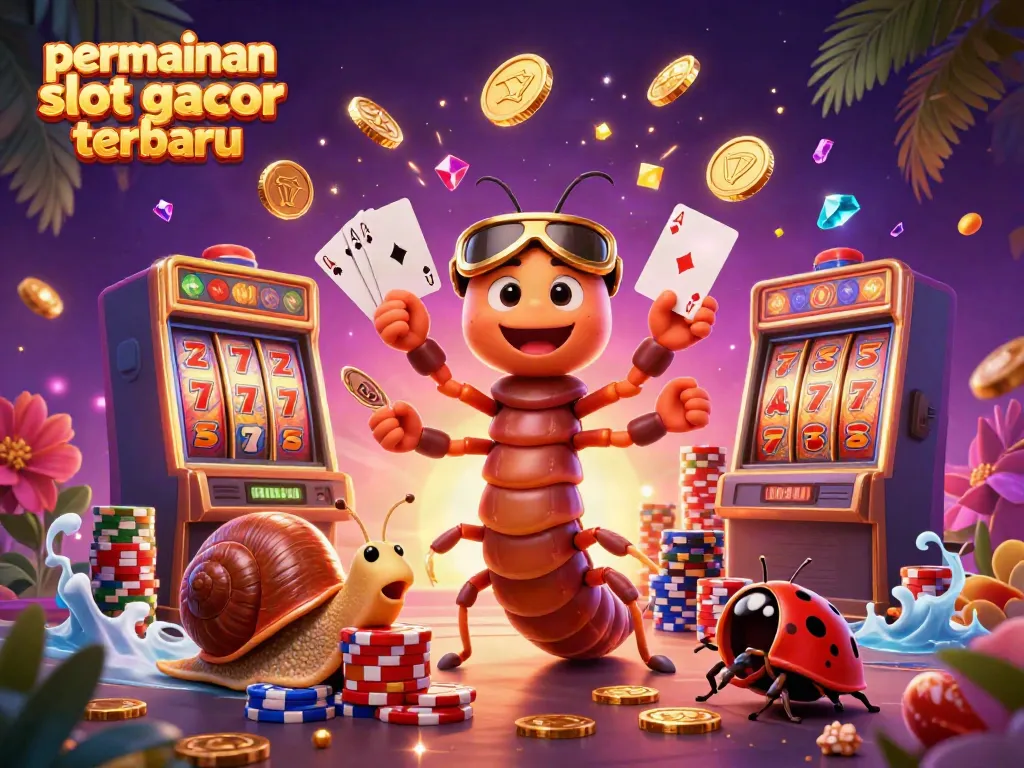 Mencoba permainan slot gacor terbaru dengan dealer kartun miliipede dan karakter menarik.