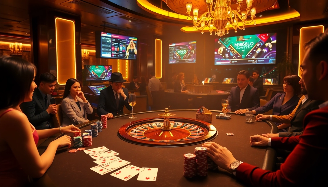 Experience the thrill of winning at https://mb668.co/ with an exciting casino atmosphere showcasing poker and roulette.