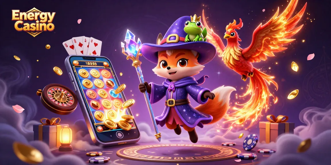 Az Energy Casino varázslatos világában nyerj ingyenes pörgetésekkel a játékok során!