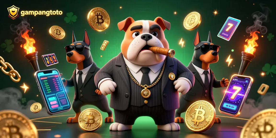 Join the excitement with gampangtoto as the mafia boss bulldog leads the slot reels and crypto revolution!
