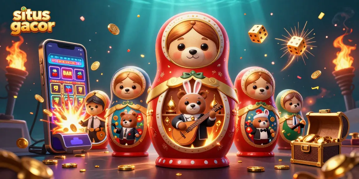 Experience the vibrant world of situs gacor with unique characters and exciting casino elements.