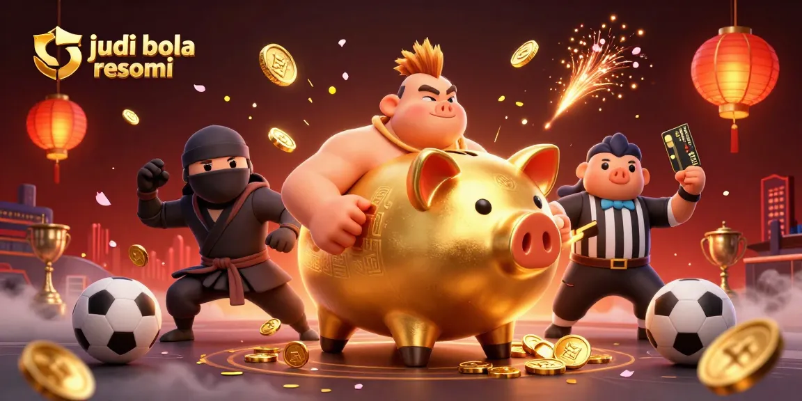 Experience thrilling judi bola resmi action with a vibrant scene showcasing dynamic betting elements.