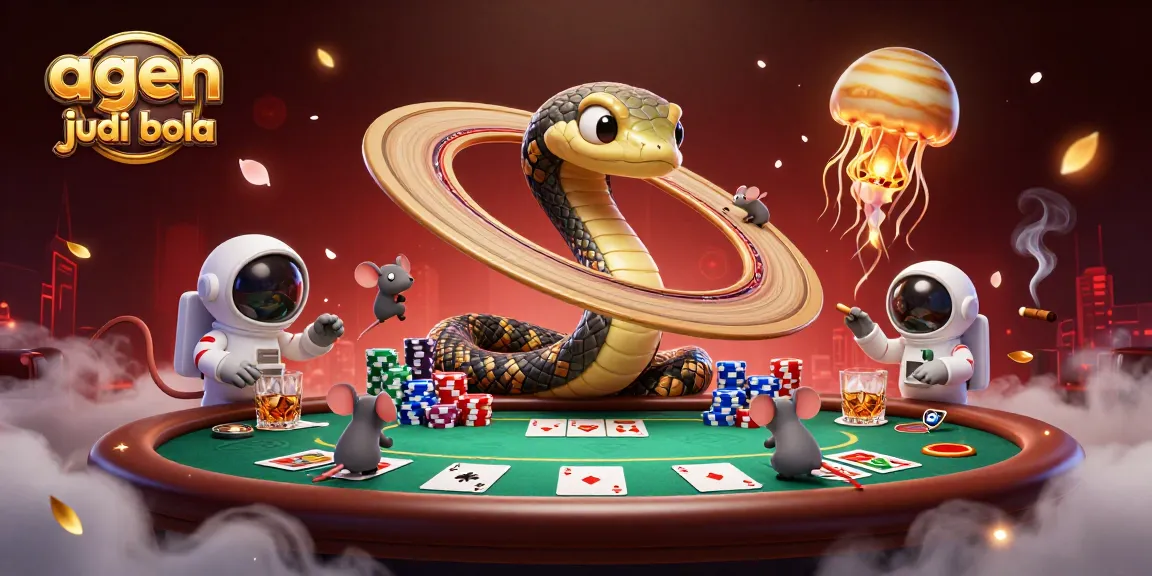 Engage in thrilling agen judi bola action with cartoon characters and dynamic gambling elements.
