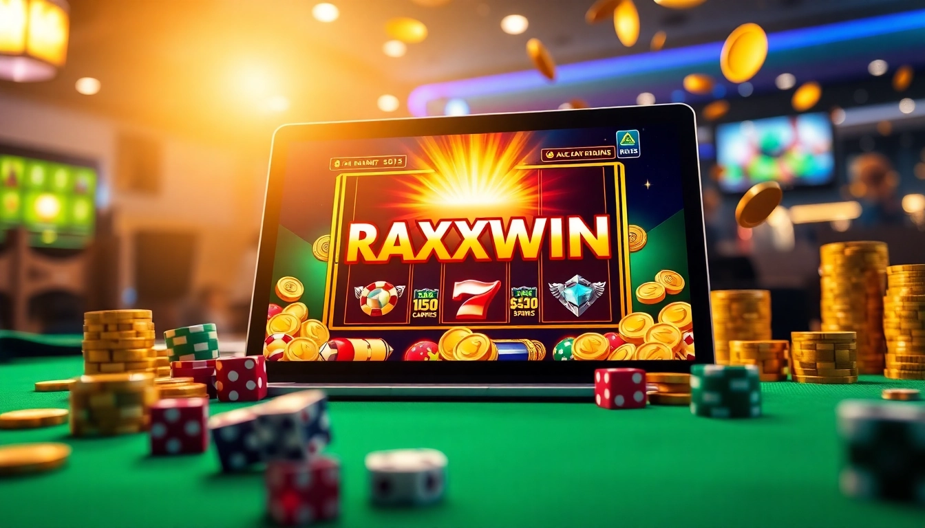 Players enjoying IDNSLOT online slots with vibrant graphics and exciting jackpot notifications.