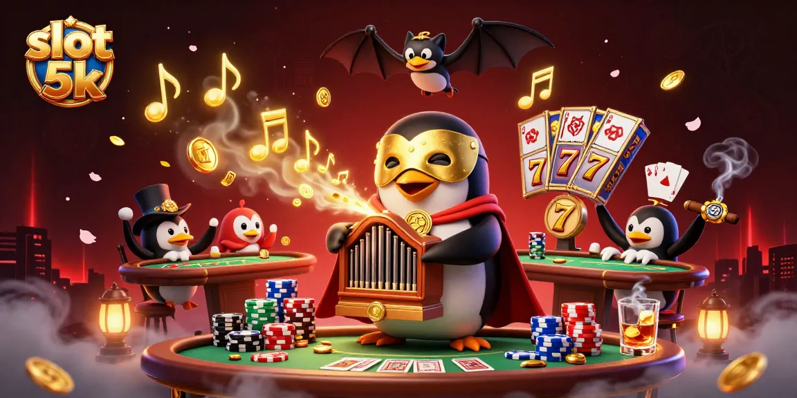 Experience a thrilling slot 5k adventure with vibrant reels and captivating casino elements.