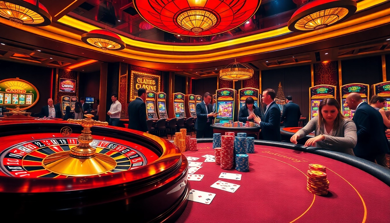 Adegan kasino yang menarik menampilkan elemen Datukwin dengan roulette, poker, dan permainan yang mendebarkan.