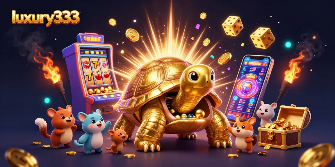 luxury333 menghadirkan pengalaman permainan kasino yang menyenangkan dengan karakter kartun 3D unik.