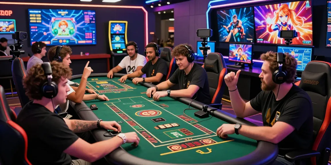Engaging online gaming experience with mahajitu players enjoying casino games in a vibrant virtual environment.
