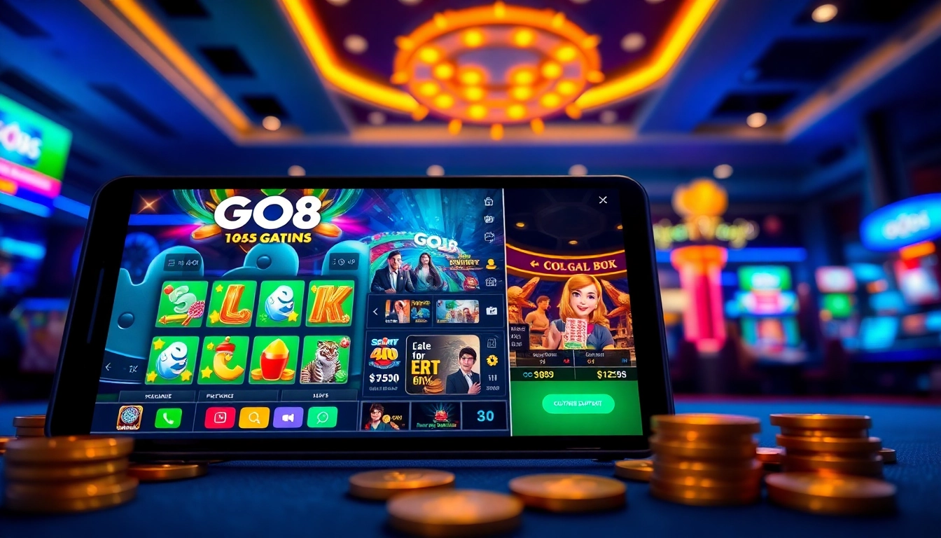 GO 88's vibrant gaming interface showcasing a fun and secure online gaming experience.