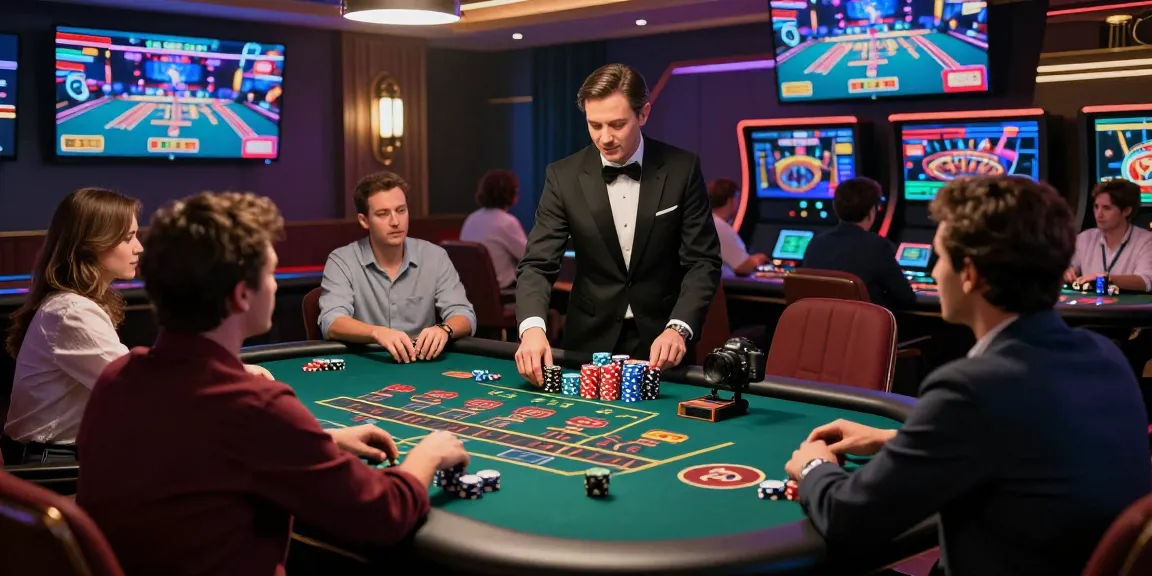 Exciting live casino experience with betebet dealers engaging players in a luxurious virtual setting.