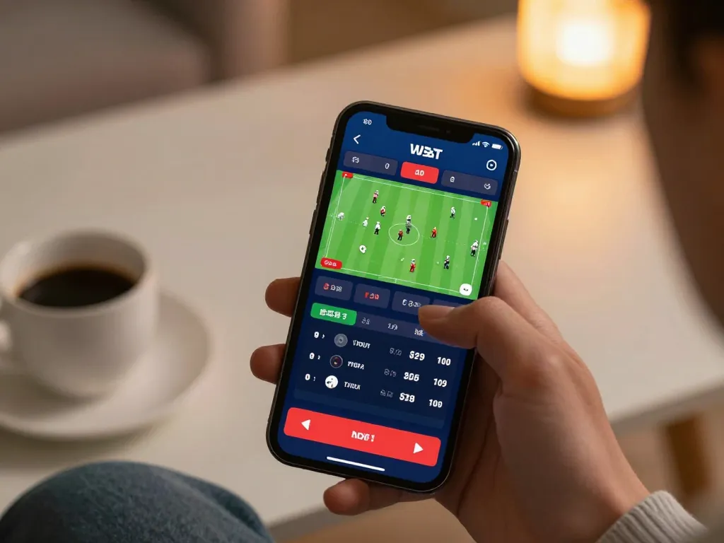 Engaging live sports betting experience on u888 mobile app inviting players to place bets.