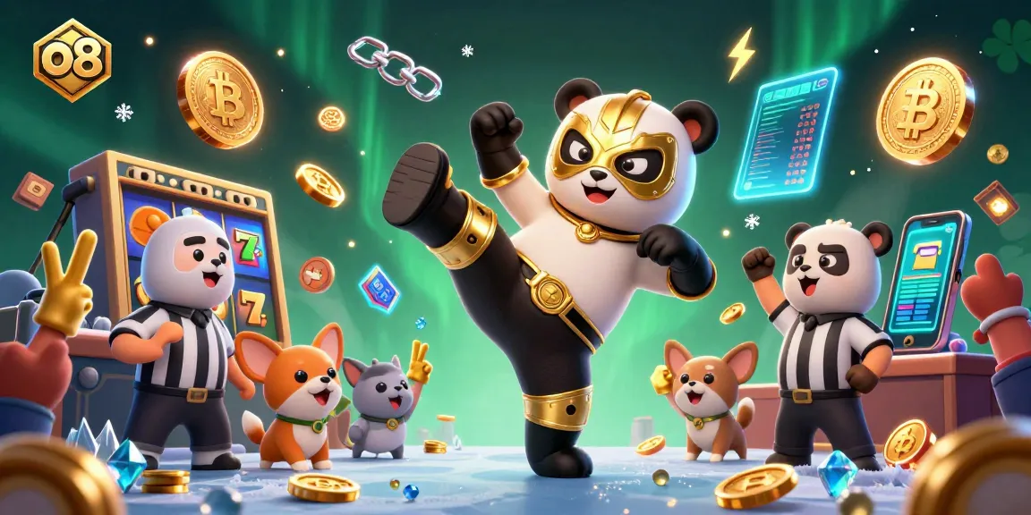 Engage in thrilling gaming action at o8 with vivid slot elements and energetic characters.