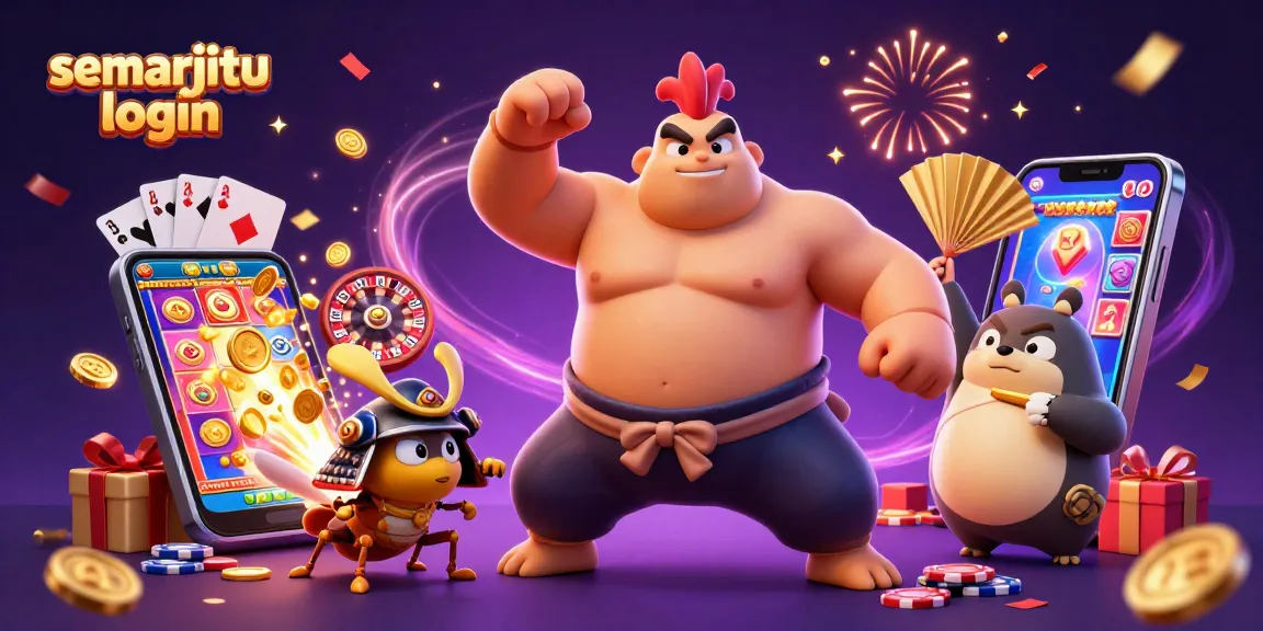 Masuki dunia judi dengan semarjitu login untuk peluang emas bermain game slot.