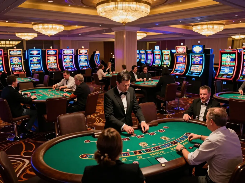 Experience excitement at the casino with link kjc while playing blackjack at vibrant gaming tables