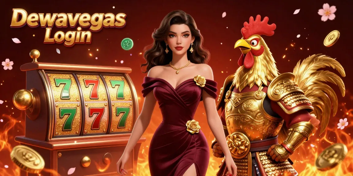 Dewavegas Login unveils the excitement of slot reels and winning with dynamic 3D characters in a vivid casino scene.