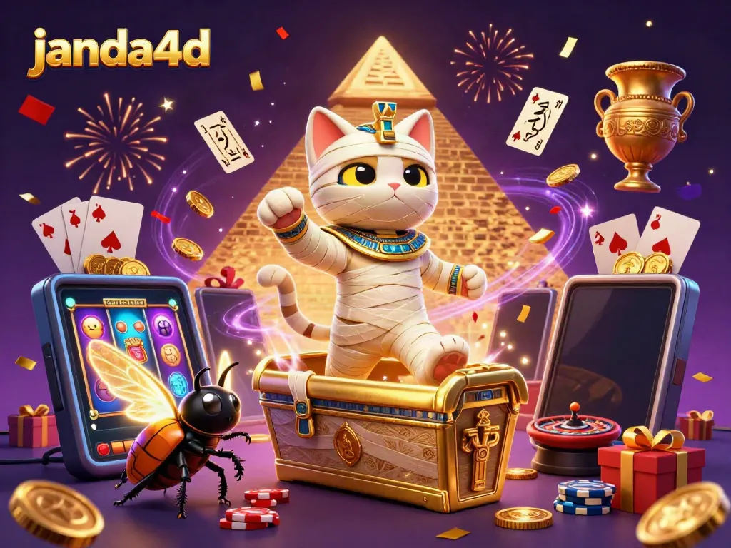 Permainan menarik janda4d ditampilkan dalam ilustrasi kasino 3D yang mengesankan.