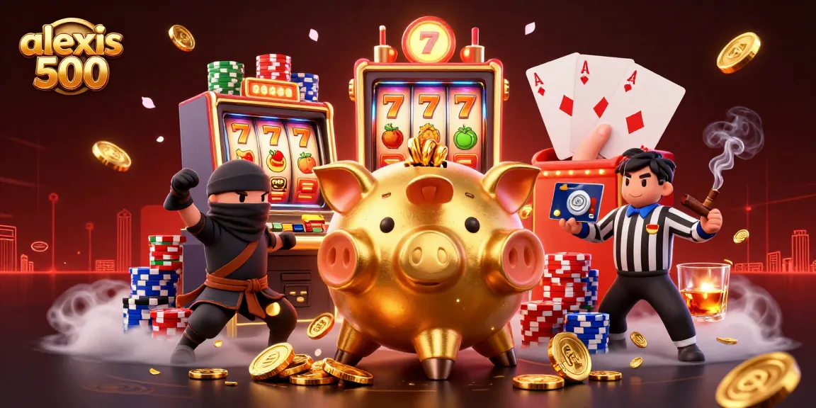 Experience safe online gaming with alexis 500, featuring dynamic slot machine action and engaging gameplay.