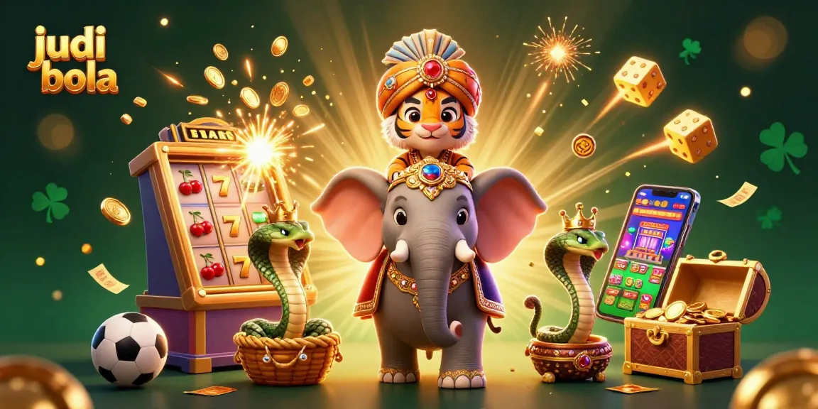 Experience judi bola excitement with a vibrant 3D casino scene featuring dynamic betting elements and rich details.