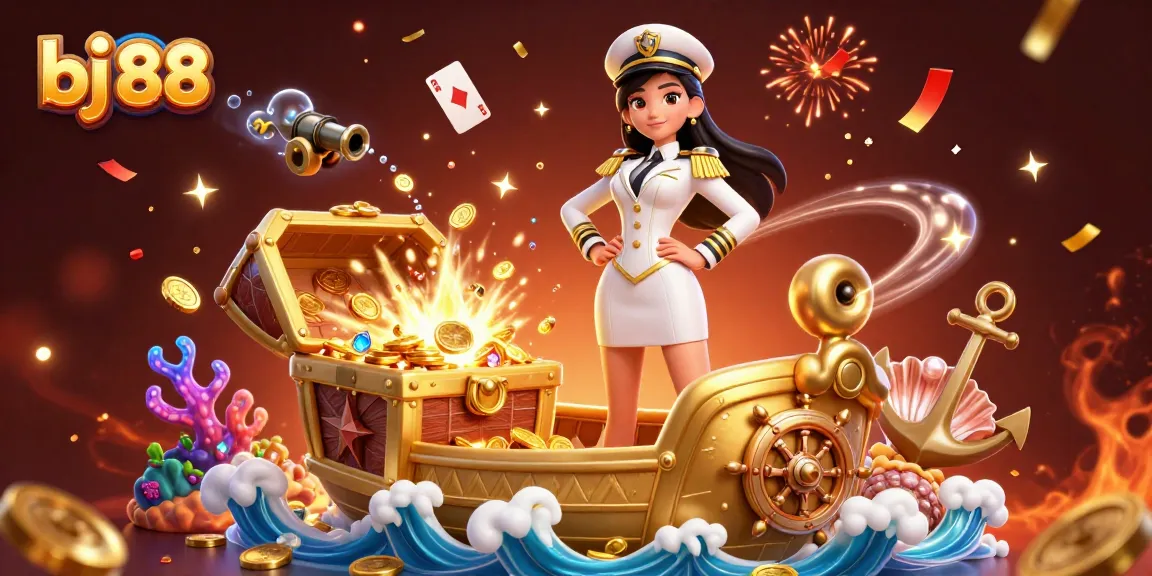 Experience the excitement of bj 88 with captivating casino and treasure elements.