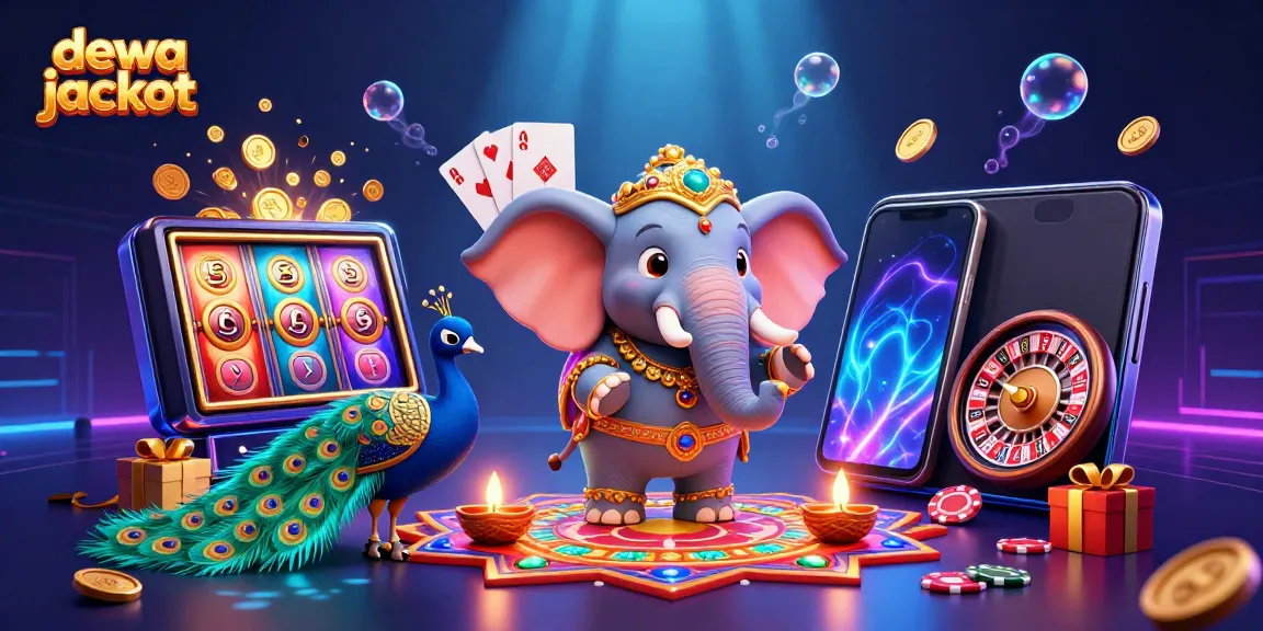 Menangkan dewa jackpot dengan ilustrasi 3D slot yang cerah penuh keseruan pemain.