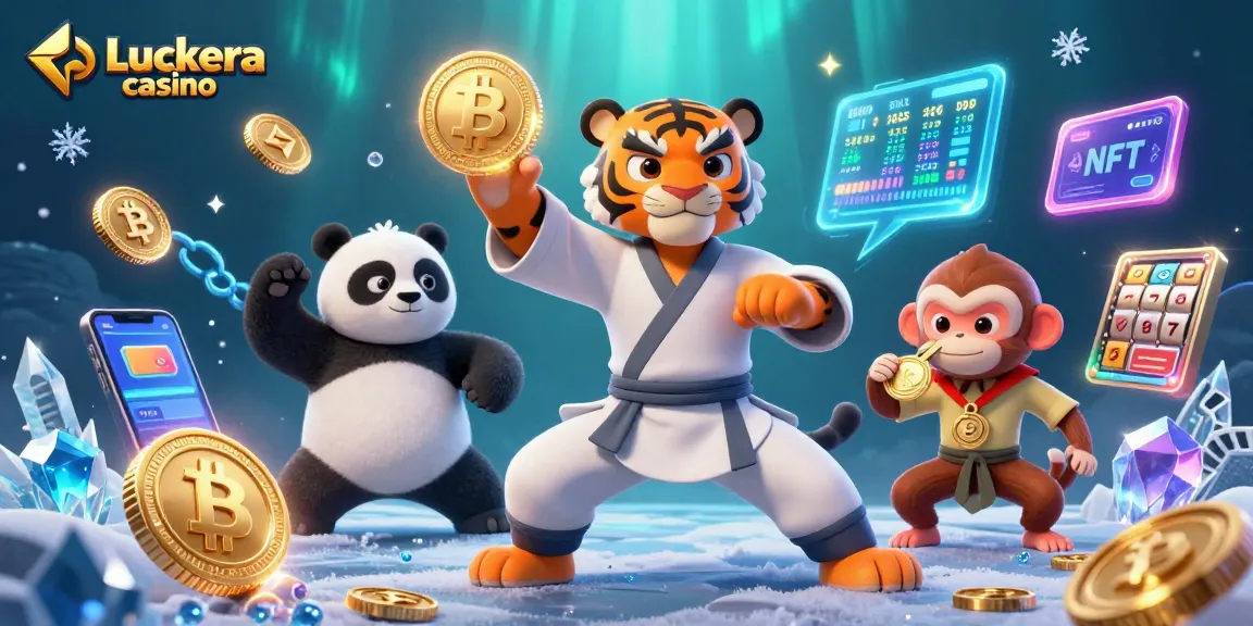 Engage in thrilling gameplay at Luckera casino with dynamic 3D elements and characters.