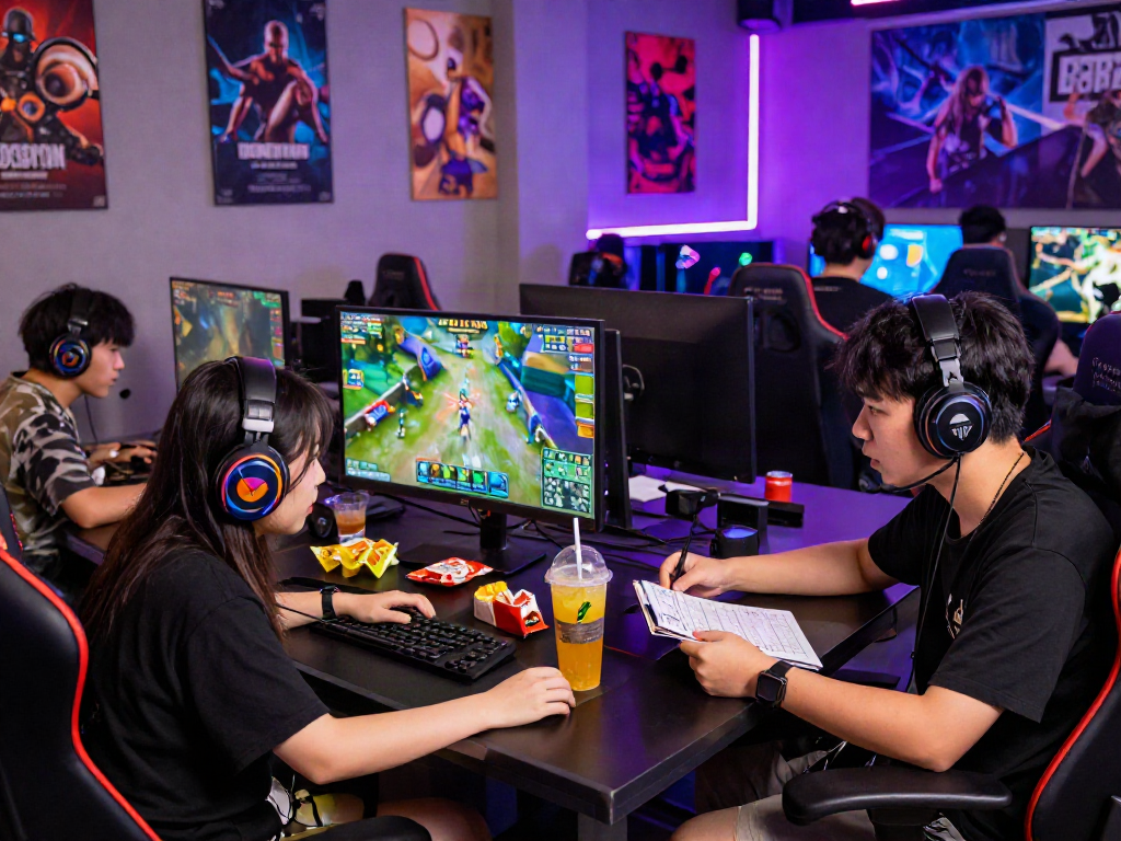 MPOCASH Resmi online gamers competing in a thrilling tournament setting.