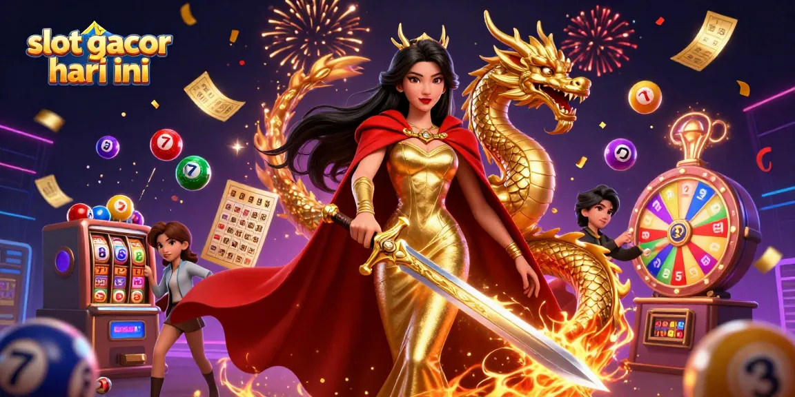 Ikuti slot gacor hari ini yang mendebarkan dengan visual kaya aksi permainan dan momen kemenangan.