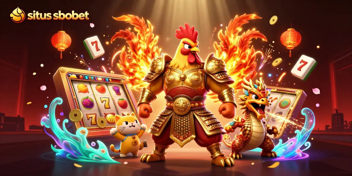Situs sbobet offers exciting slot gaming with vibrant reels, stunning characters, and golden opportunities.