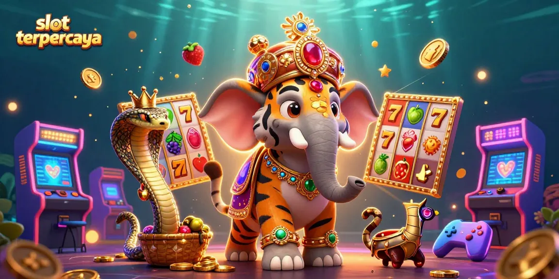Experience the thrilling excitement of slot terpercaya games amidst vibrant 3D cartoon characters!