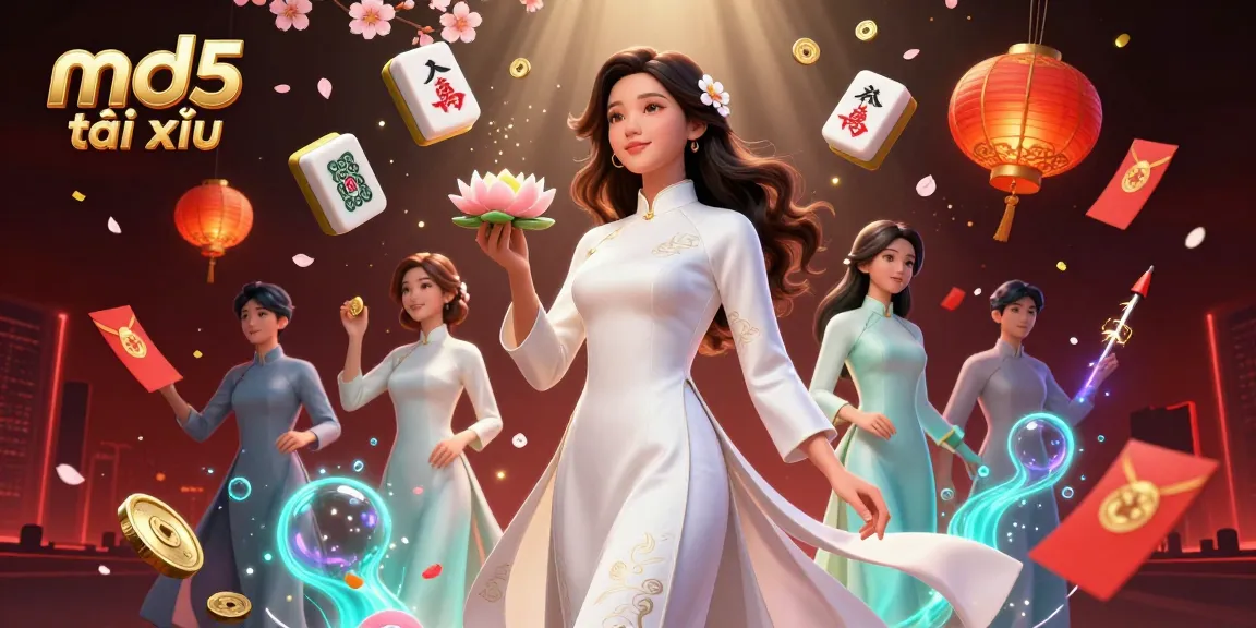 Experience the allure of md5 tài xỉu with vibrant visuals, showcasing modern casino elements and serene traditions.