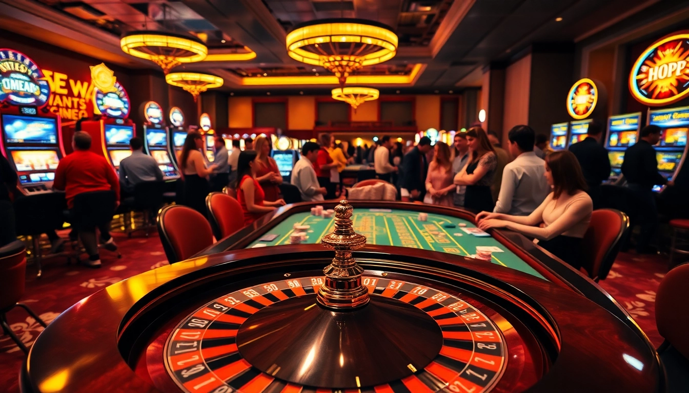 Engage in the thrilling action of casino games at https://b52.za.com/, featuring vibrant roulette and poker tables.