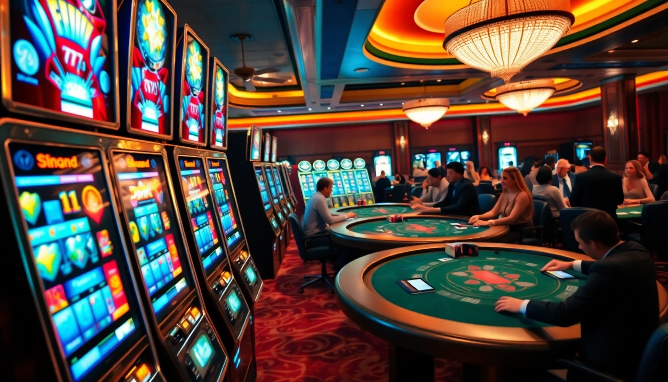 Experience the thrill of sg online casino games with lively slot machines and engaging poker tables.