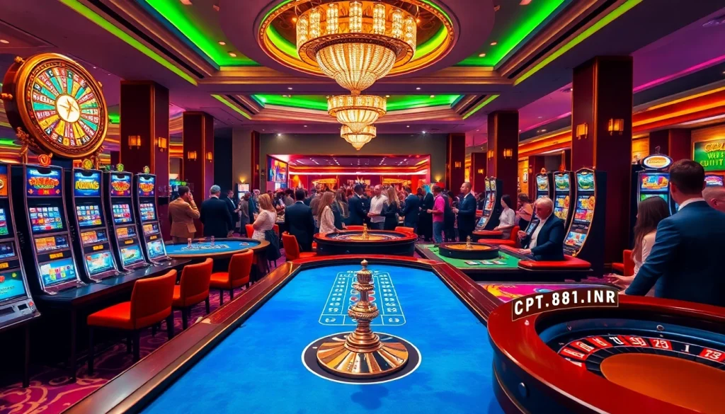 Experience thrilling gaming at https://cpc188.org with vibrant casino tables and slot machines.