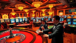 Experience the thrill of gambling with the comprehensive 주소모음 platform featuring vibrant casino tables and winning actions.