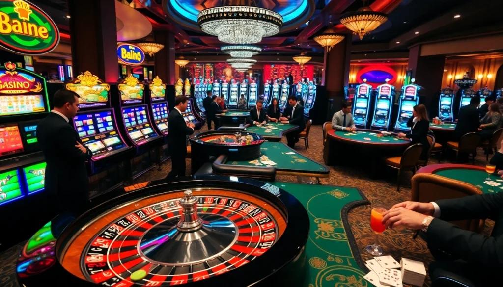Kk55.fit offers an exciting casino experience with vibrant roulette and poker tables alive with action.