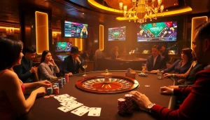 Experience the thrill of winning at https://mb668.co/ with an exciting casino atmosphere showcasing poker and roulette.