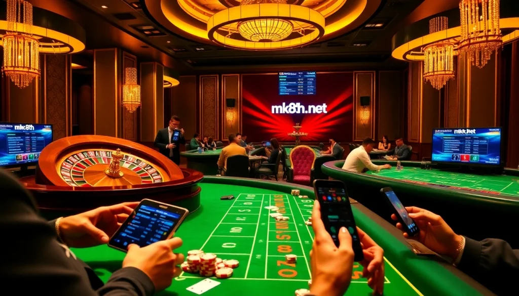 Experience the excitement of online betting at mk8th.net with luxurious casino visuals.