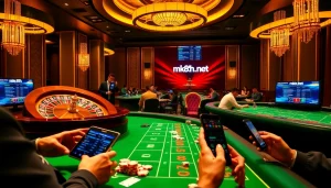 Experience the excitement of online betting at mk8th.net with luxurious casino visuals.