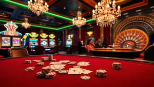 Engage in thrilling gameplay at 1haywin.us.com with an exciting poker scene.