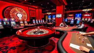 Experience the thrill of winning at Man 88 with immersive casino gaming visuals.