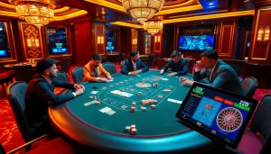 Engaging poker gameplay scene at 222bd one, highlighting strategy and excitement for gamblers.