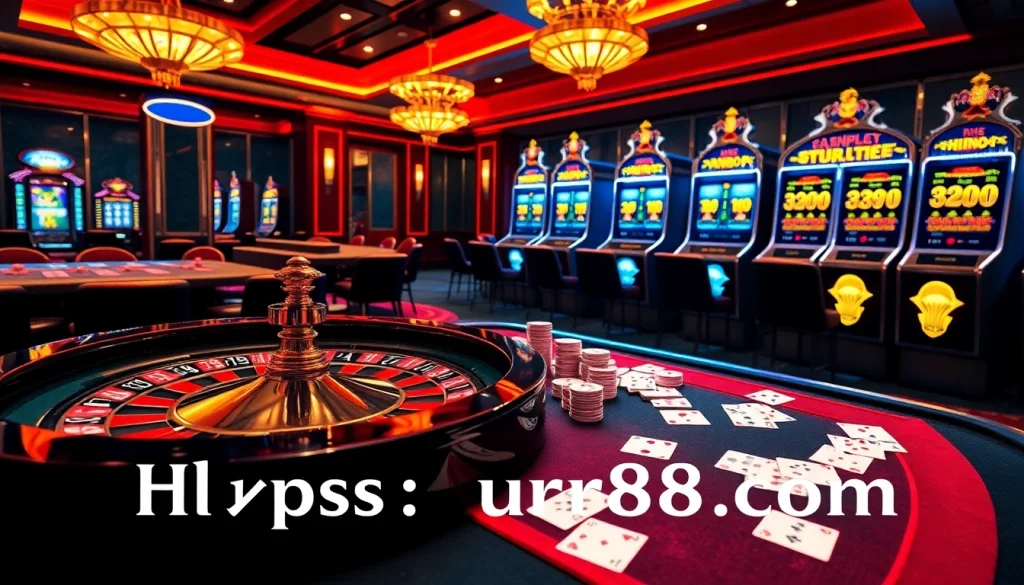Experience excitement at the casino with the vibrant atmosphere and games from https://urr88.com/.