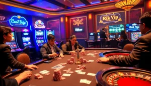 Experience the thrill of rik vip gaming at a luxurious online casino table.