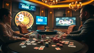 Experience the thrill of gambling at 88i with vibrant casino elements and excitement.