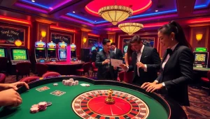 Experience thrilling gameplay at u888 com with vibrant casino visuals featuring roulette and poker.